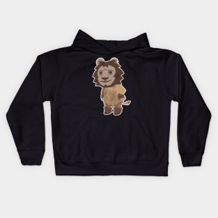 Robin - Lion Portrait Kids Hoodie